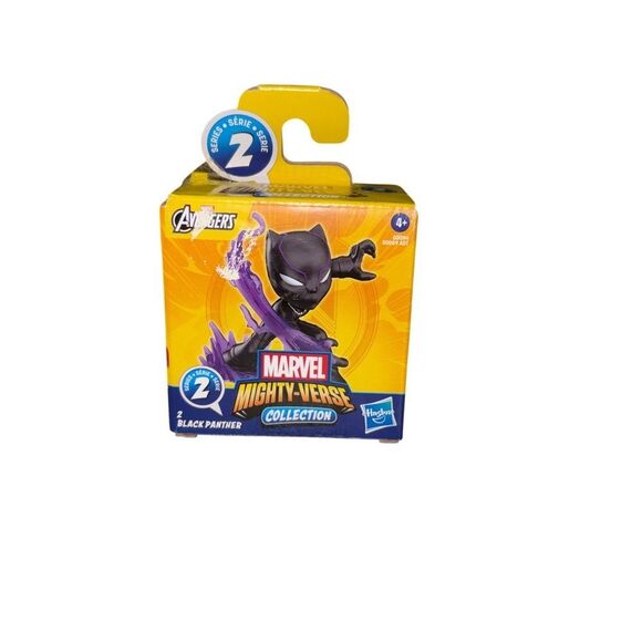 Nwt Marvel Mighty-Verse series 2 Black Panther Figure - Picture 1 of 2
